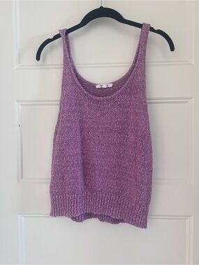 Splendid Pink Knit Tank - 100% cotton